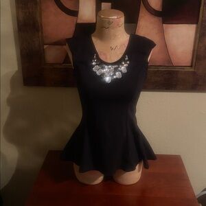 Elegant Black Sleeveless Top
